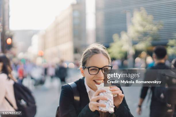 girl with burrito